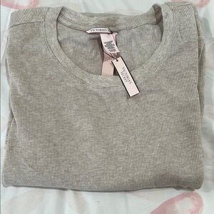 Victoria's Secret Tan / Cream Pajama Dress